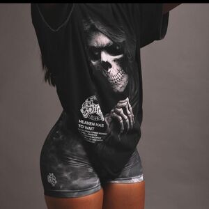 Darc Sport L Oversized Blk workout tee